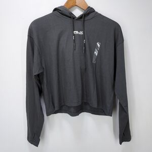 RLX Ralph Lauren Cropped Cotton Jersey Hoodie